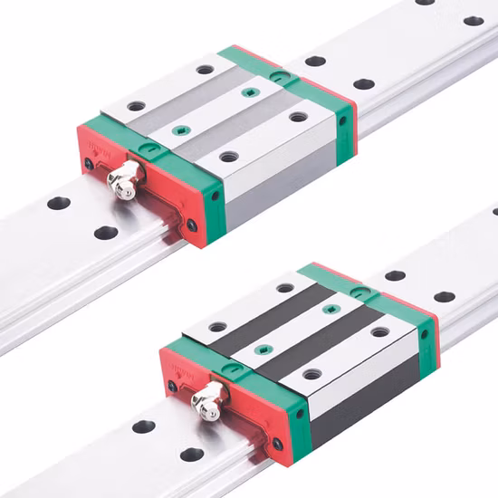Miniatura de baixo preço China Braço de robô Staf Eixo de movimento circular Bloco de rolamento de esferas Parafuso de guia linear CNC Hgr20